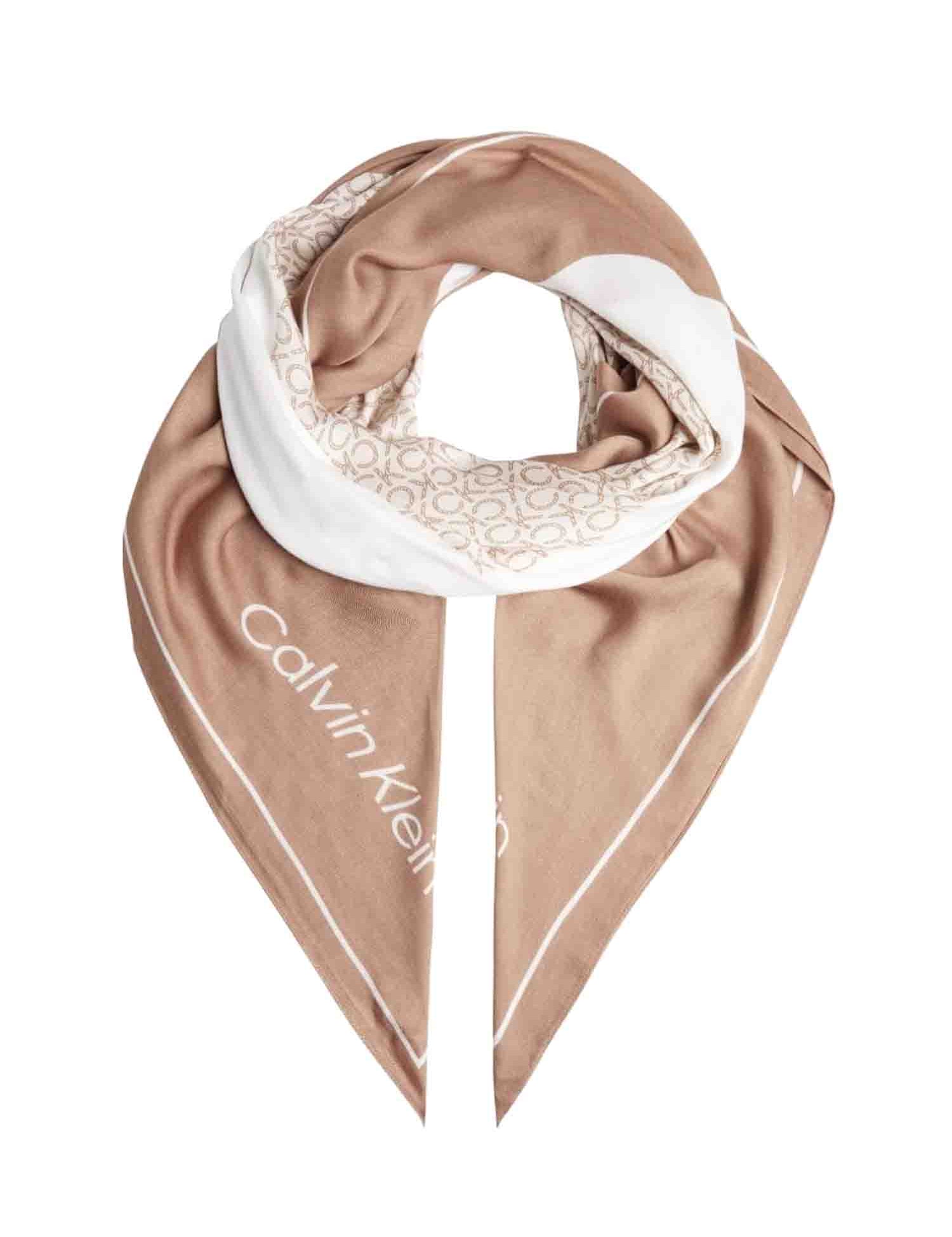 Foulard Beige Calvin Klein