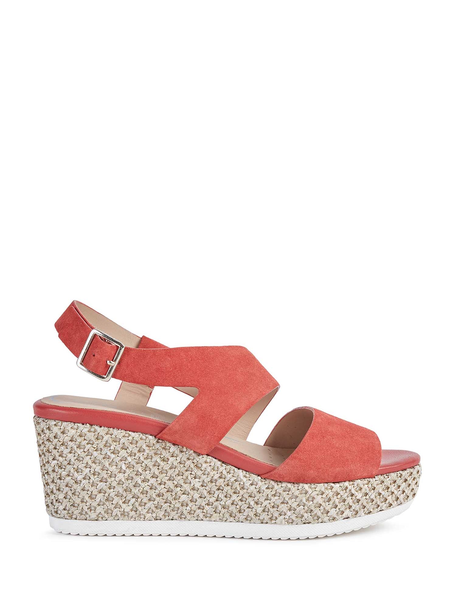 Sandali zeppa Rosso Geox