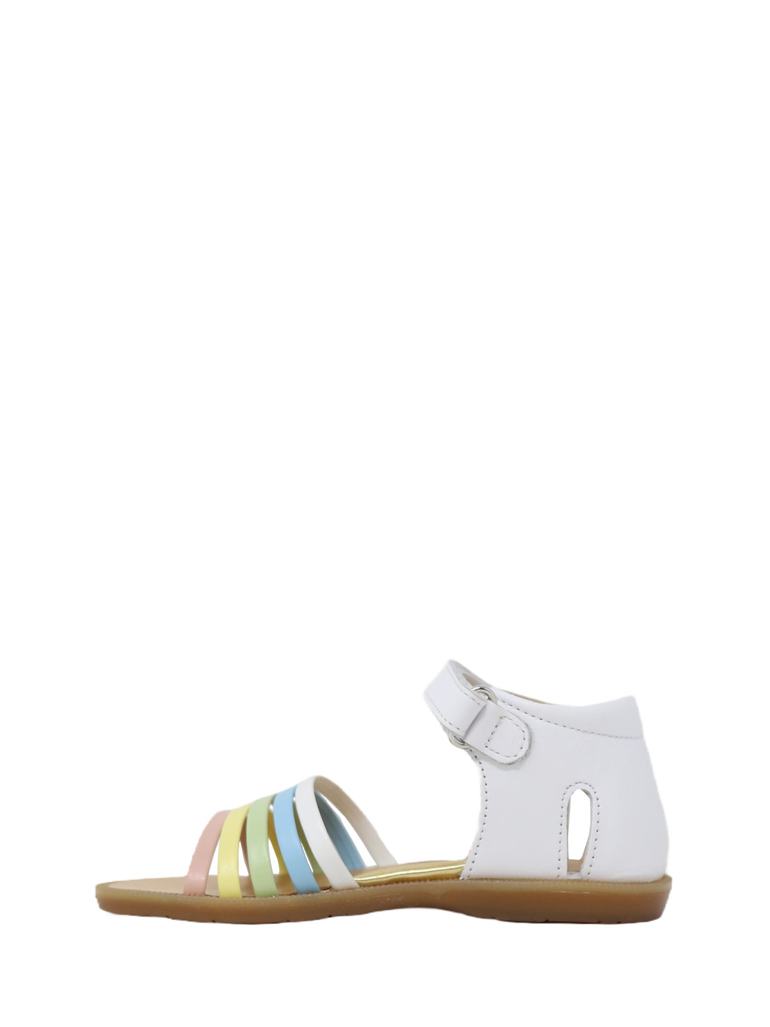 Sandali con strappi Bianco Naturino