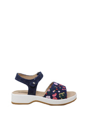 Sandali con strappi Blu Naturino