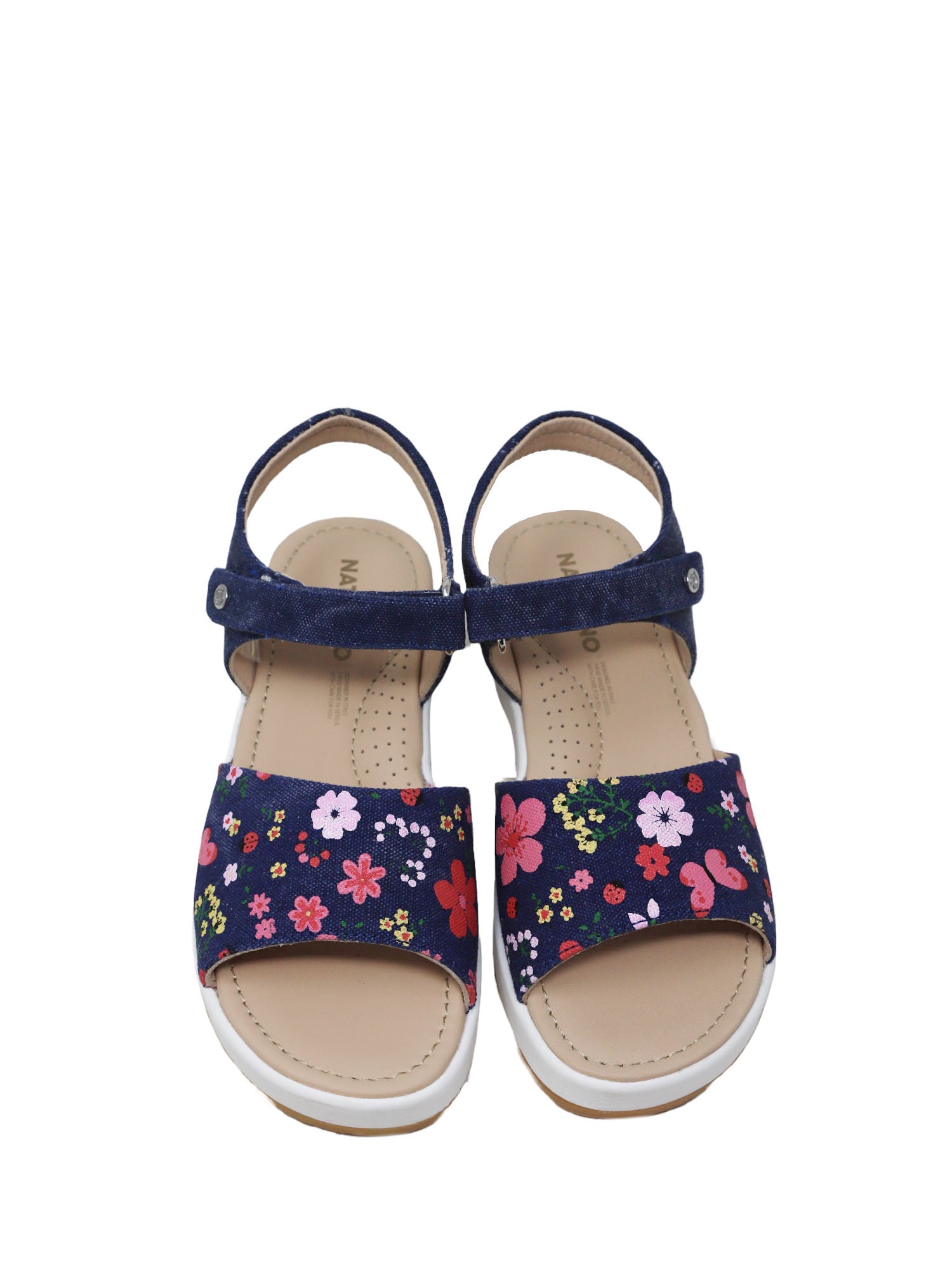 Sandali con strappi Blu Naturino