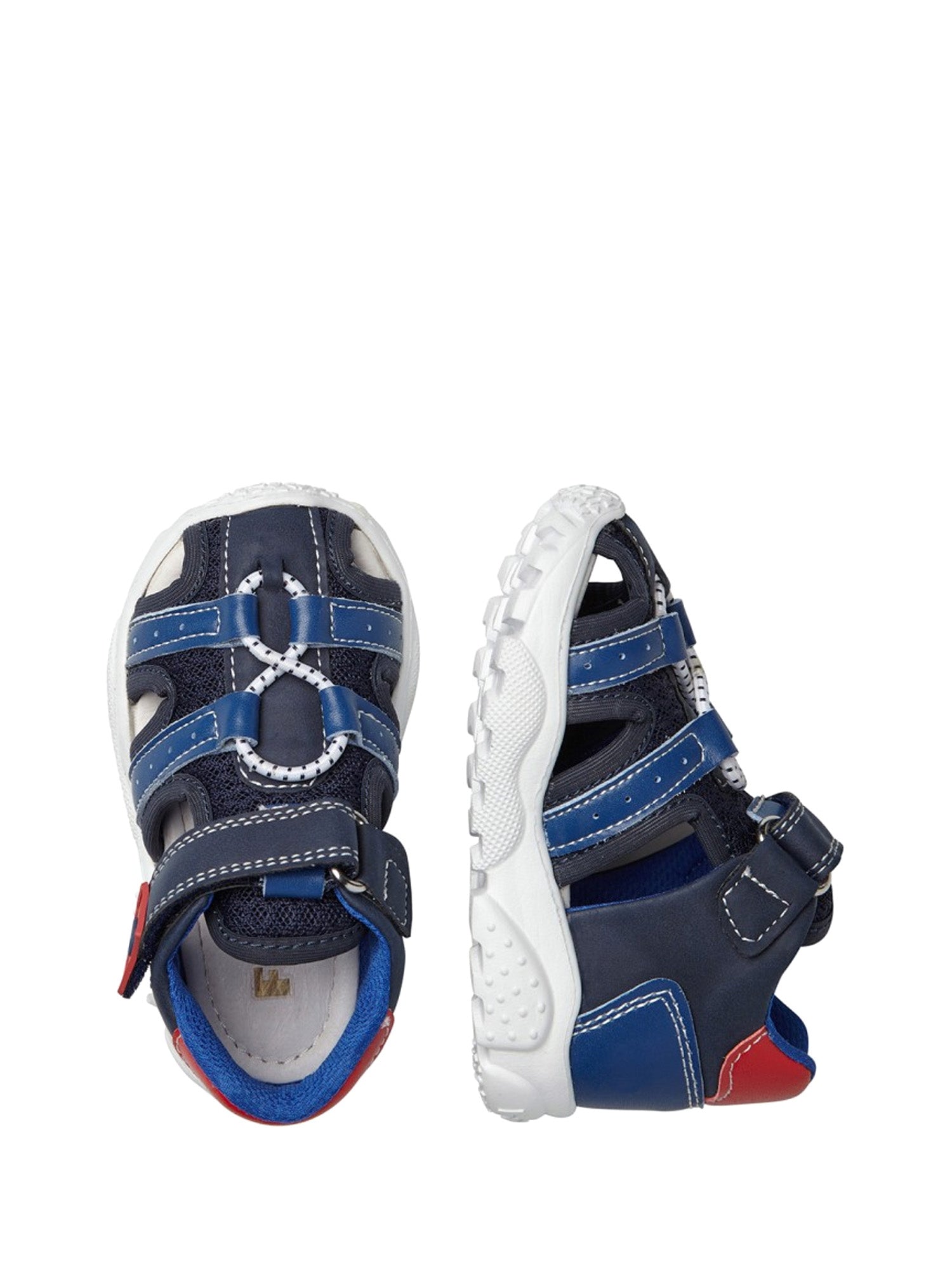 Sandali con strappi Blu Falcotto