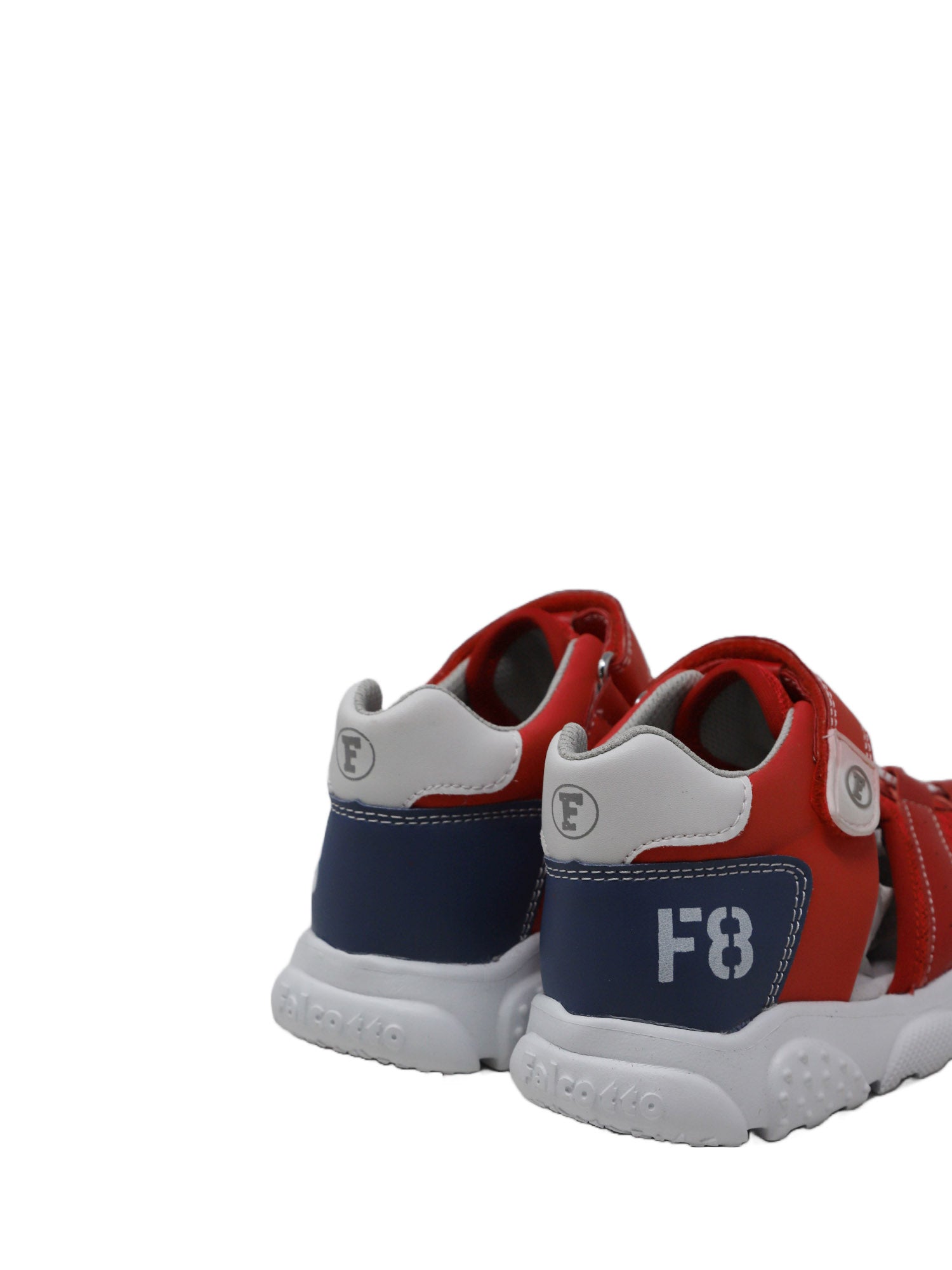 Sandali con strappi Rosso Falcotto