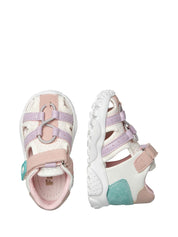 Sandali con strappi Bianco Falcotto