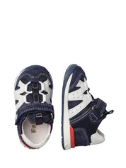 Sandali con strappi Blu Falcotto