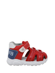 Sandali con strappi Rosso Falcotto