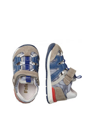 Sandali con strappi Grigio Falcotto