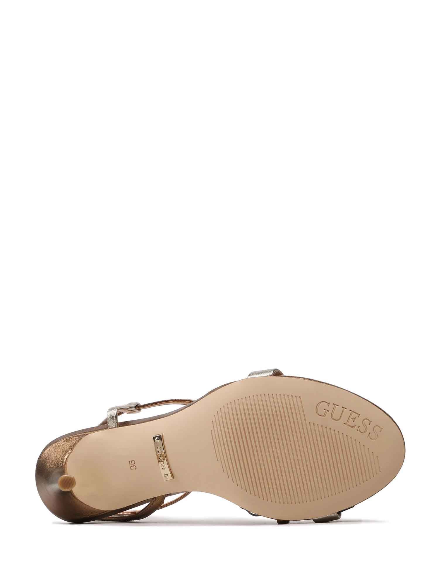 Sandali tacco Oro Guess