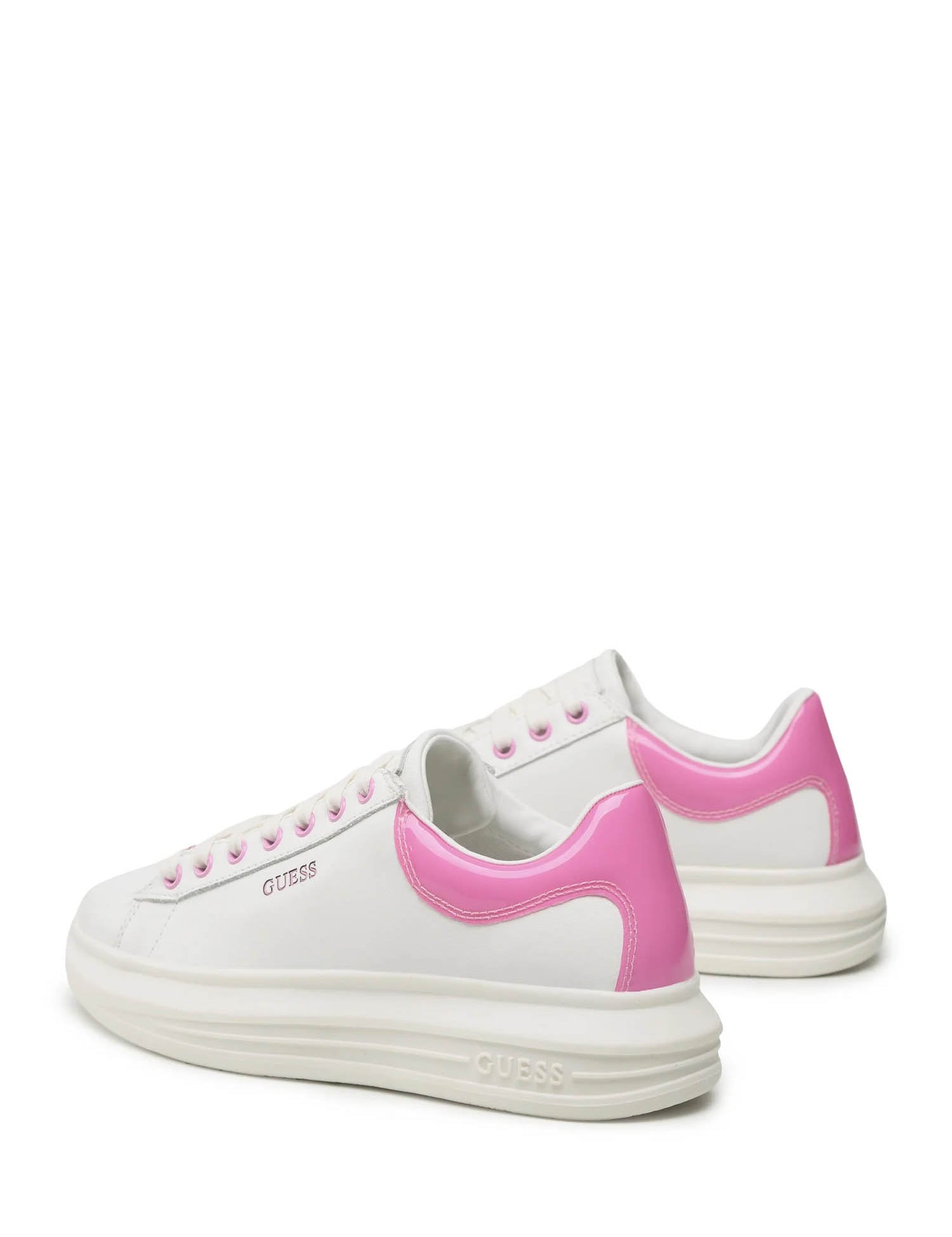 Sneakers Bianco Rosa Guess