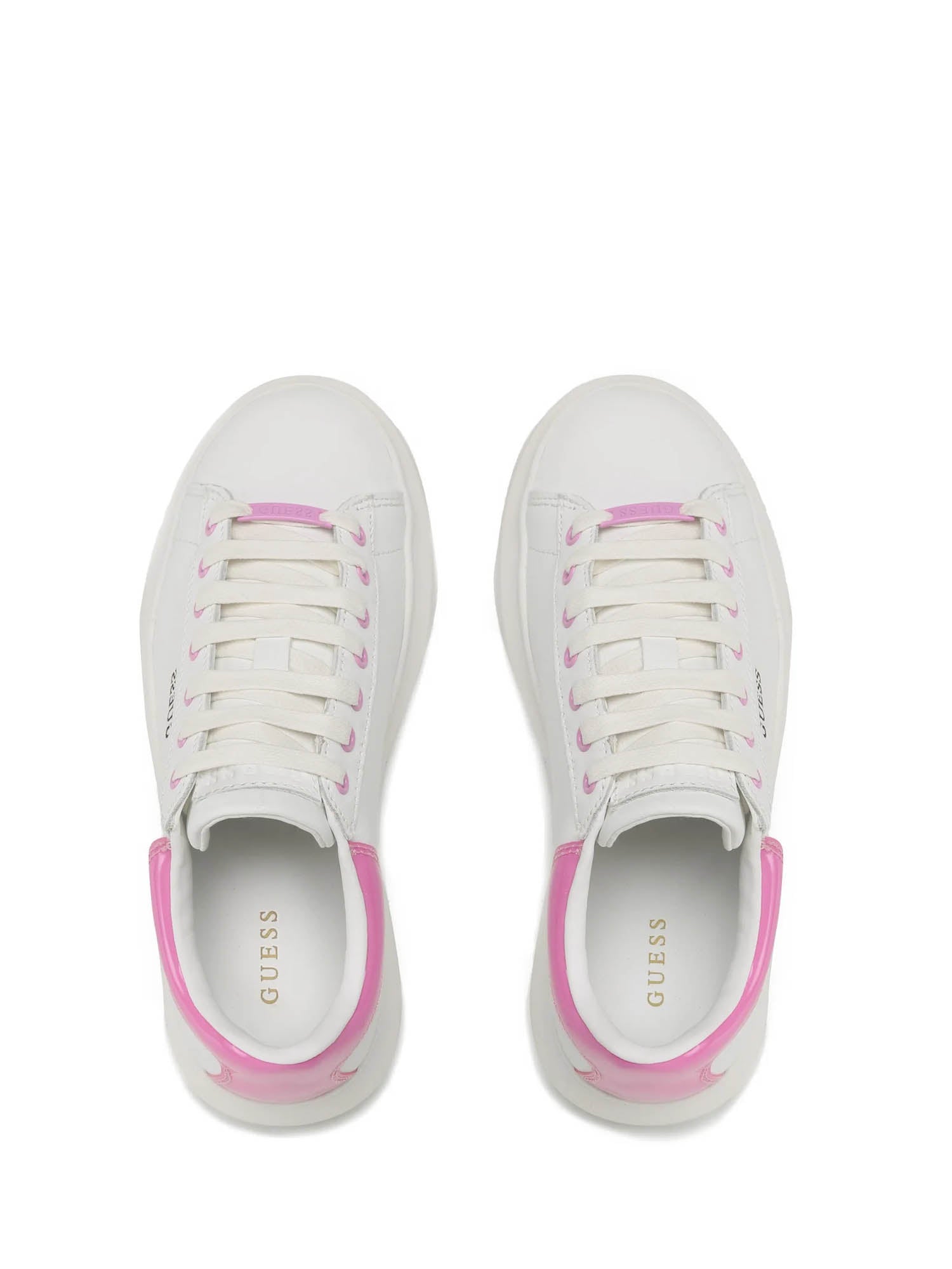 Sneakers Bianco Rosa Guess