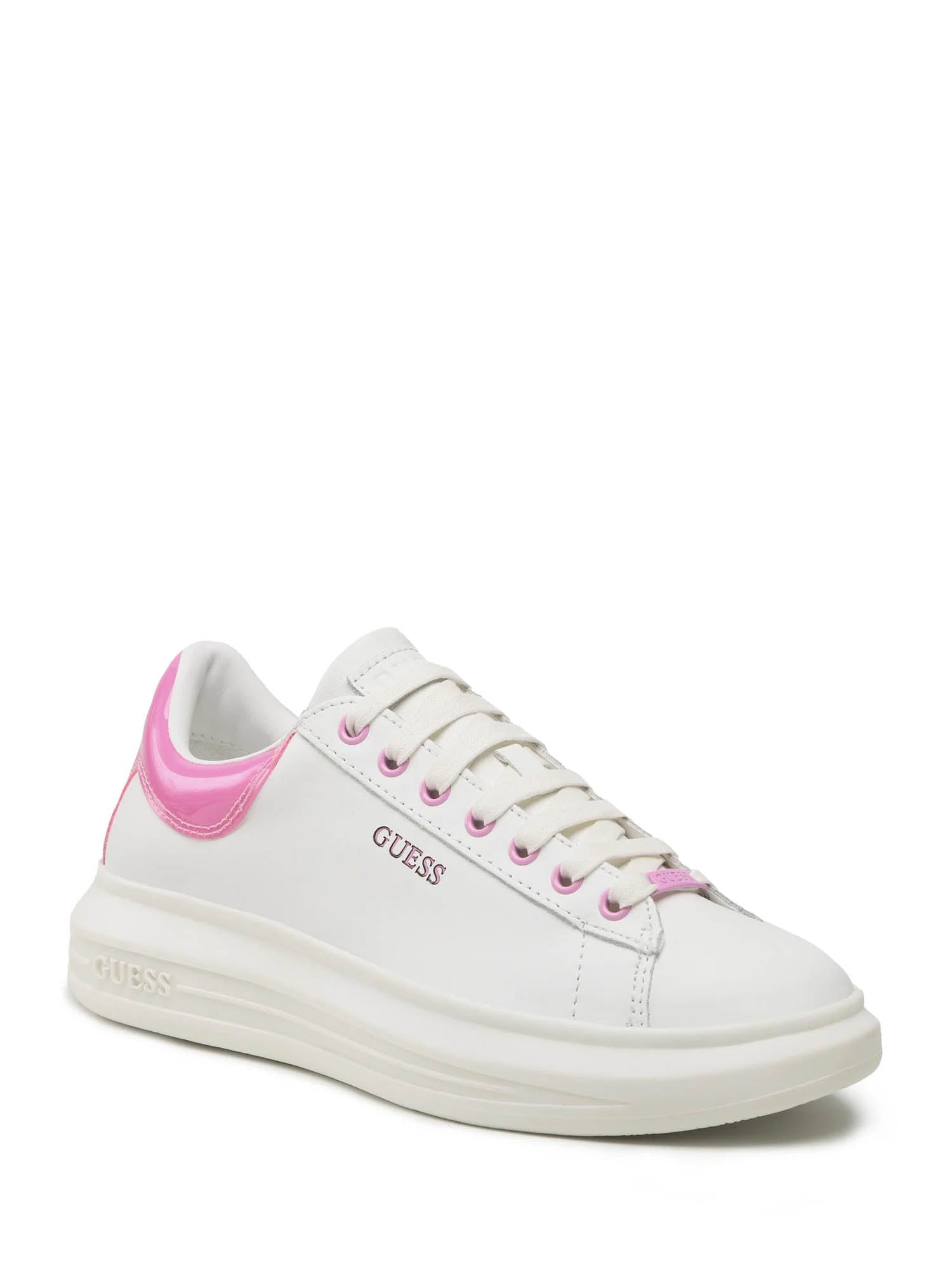 Sneakers Bianco Rosa Guess
