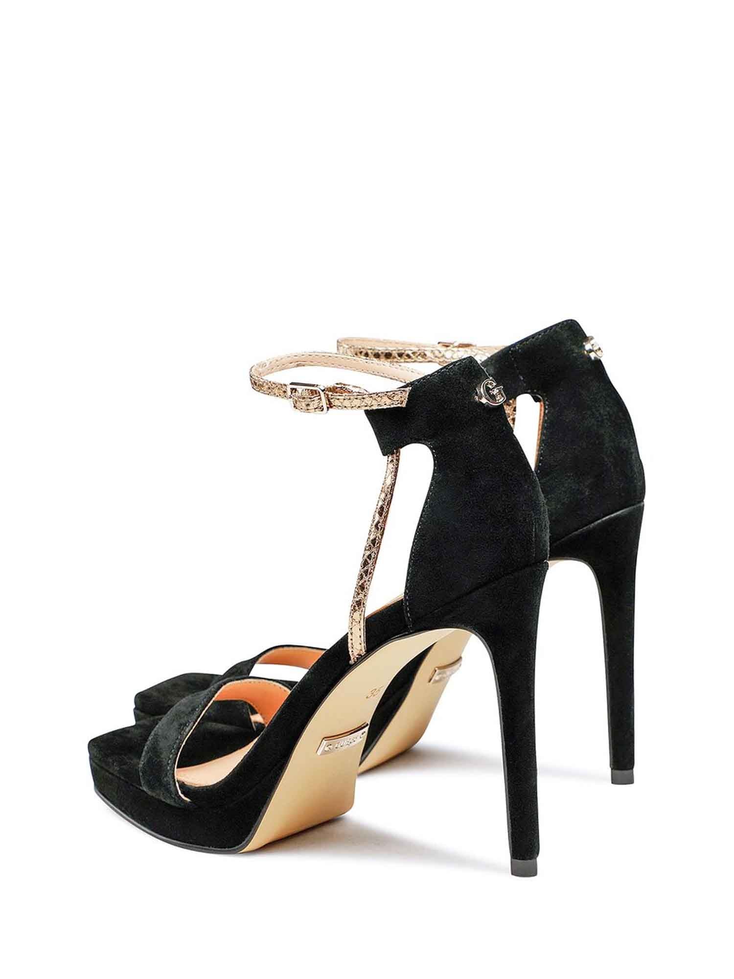 Sandali tacco Nero Guess