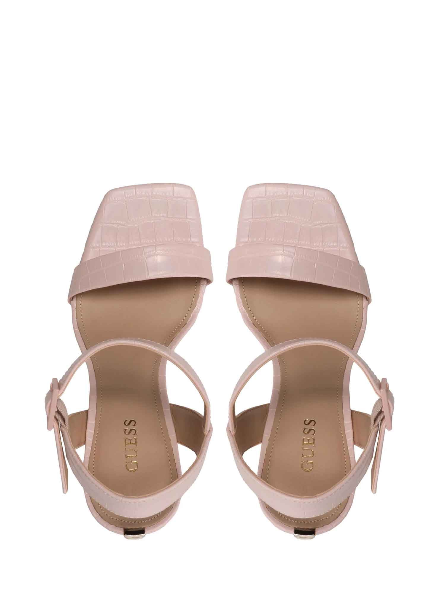 Sandali tacco Rosa Guess