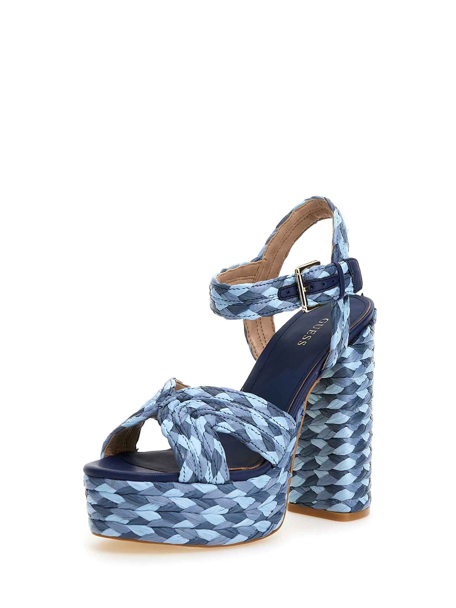 Sandali tacco Blu Guess