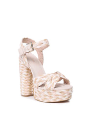 Sandali tacco Beige Guess