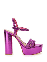 Sandali tacco Fucsia Guess