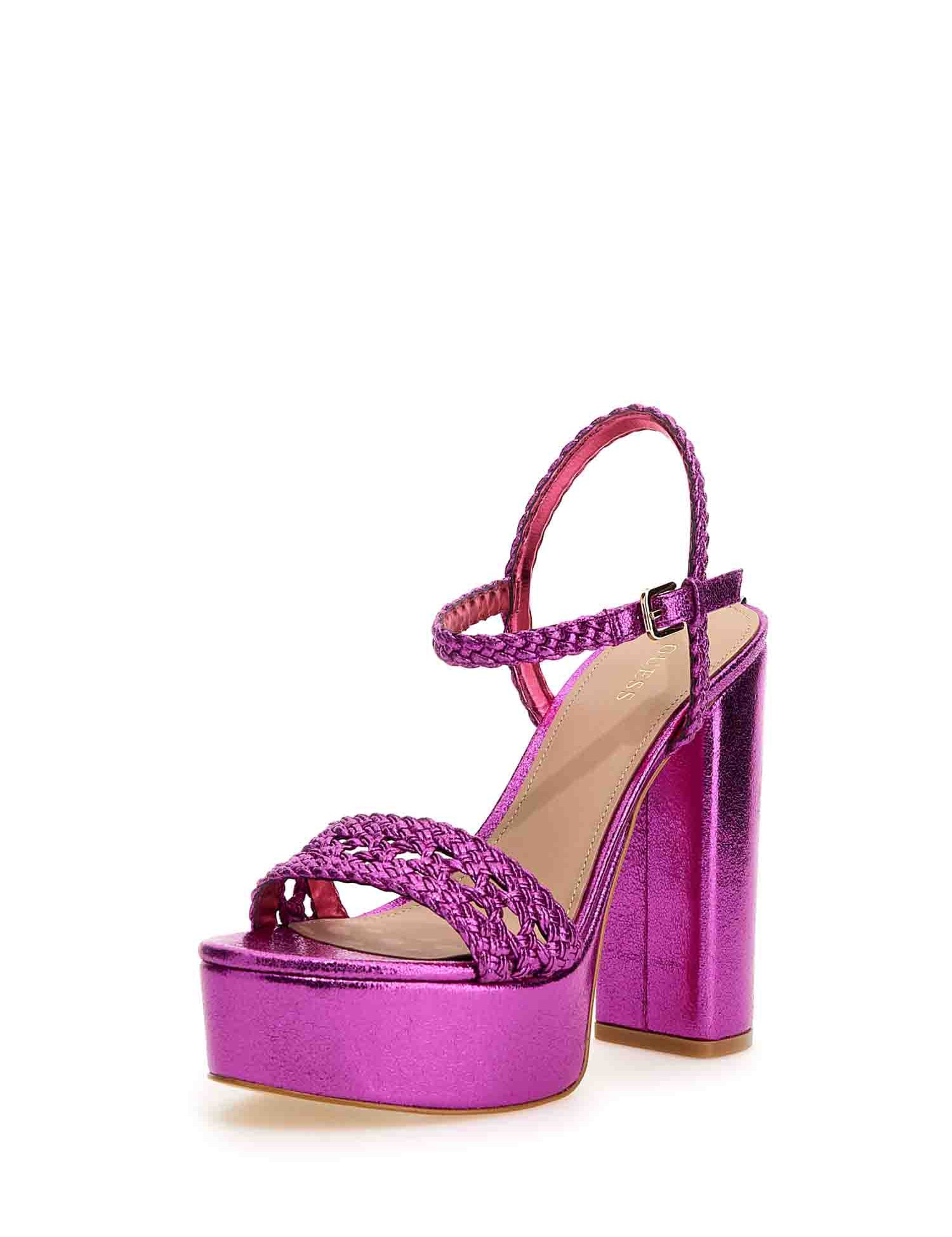 Sandali tacco Fucsia Guess