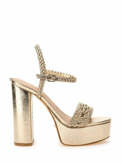 Sandali tacco Oro Guess
