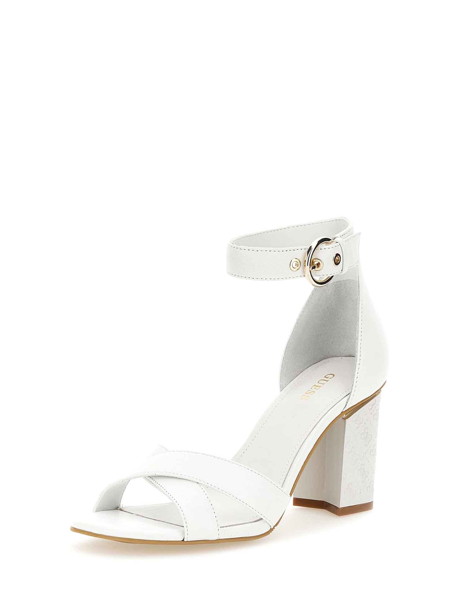 Sandali tacco Bianco Guess