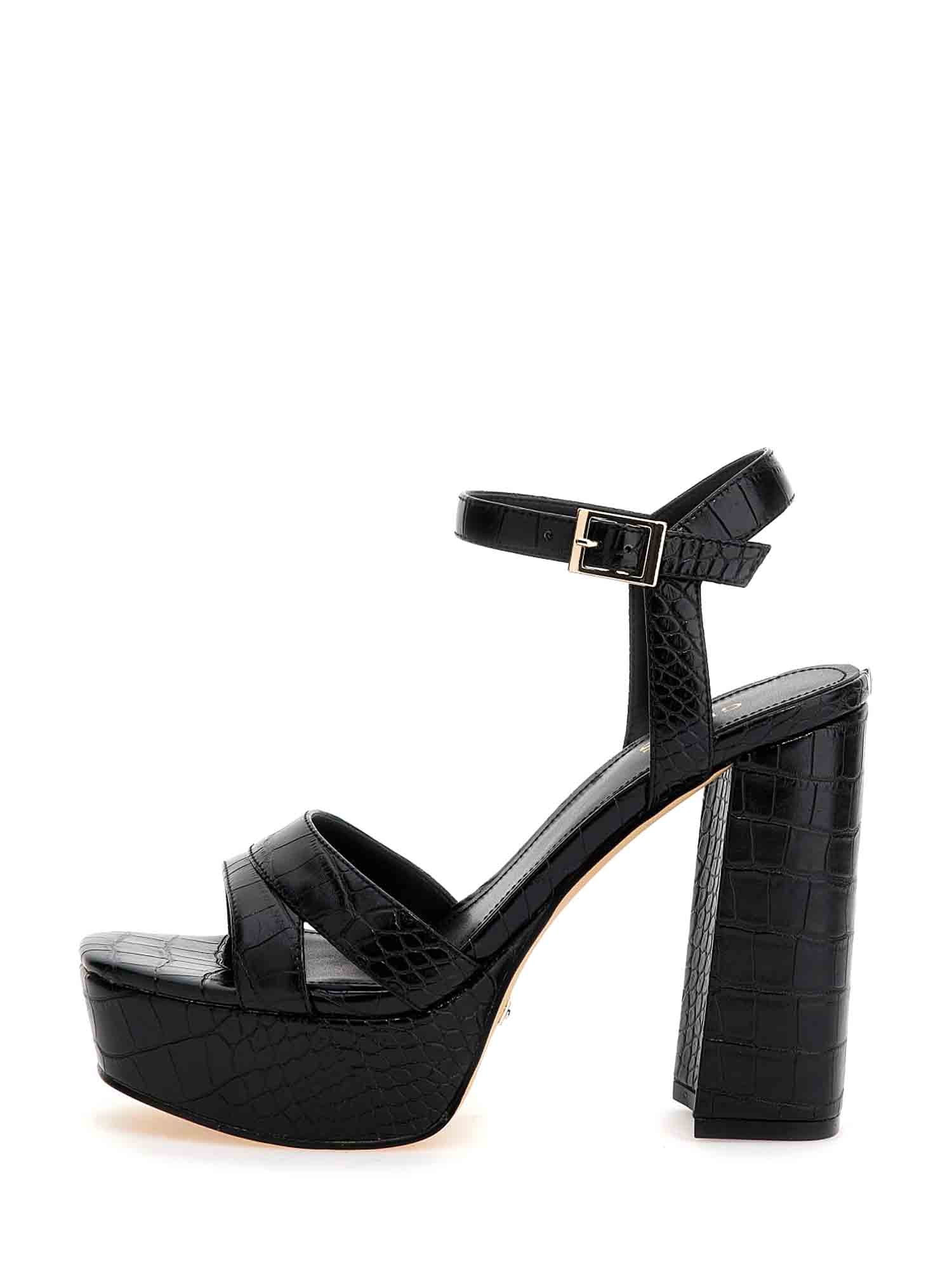 Sandali tacco Nero Guess