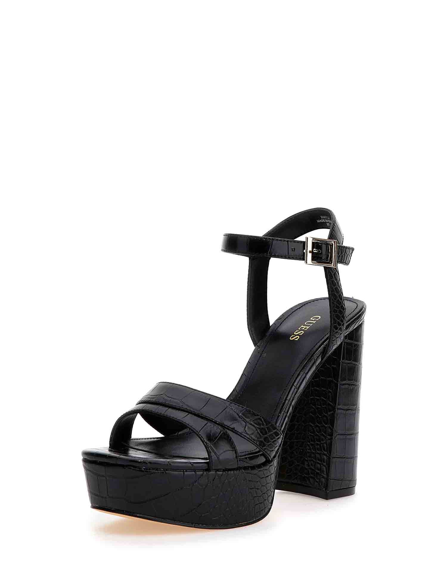 Sandali tacco Nero Guess