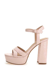 Sandali tacco Rosa Guess