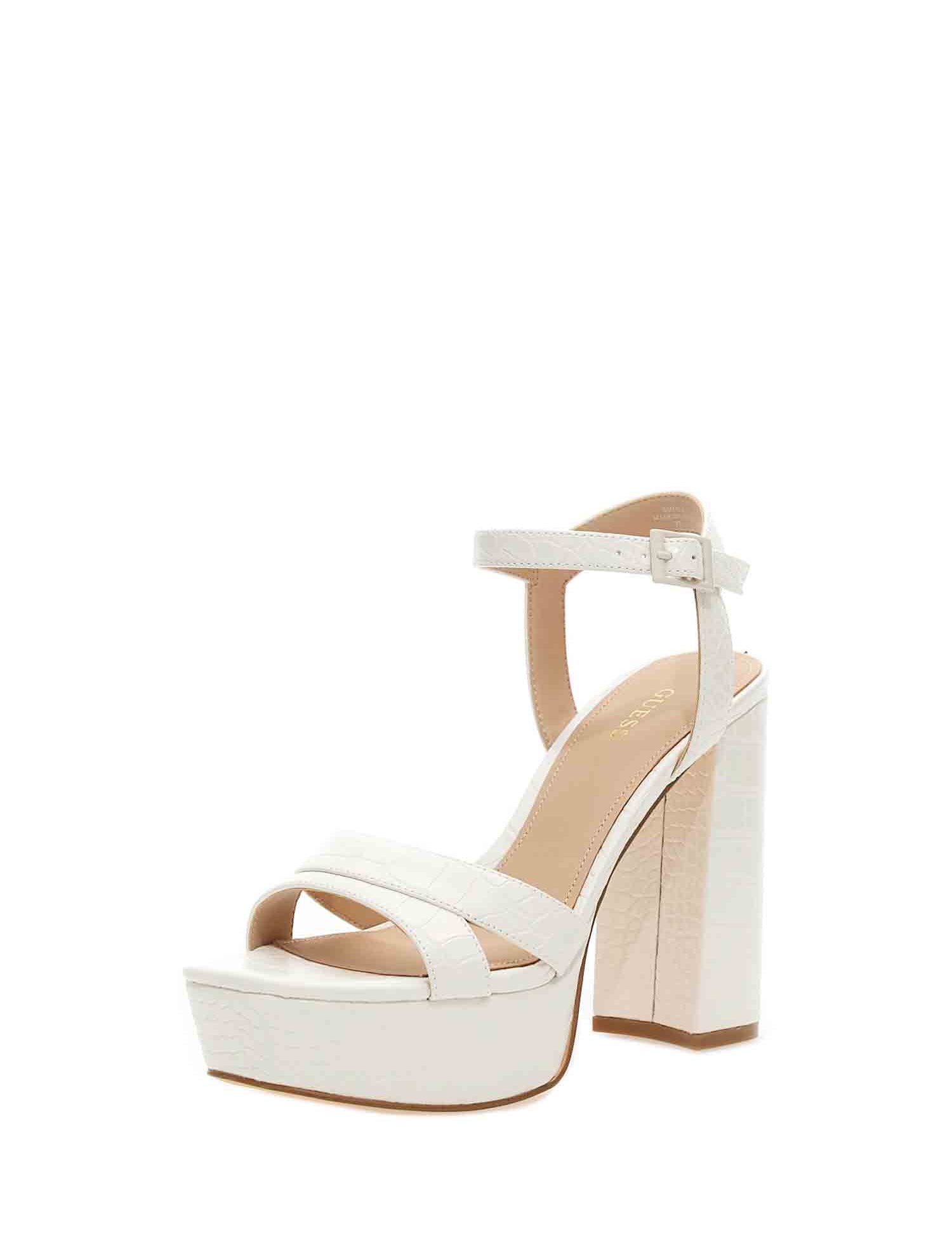 Sandali tacco Bianco Guess