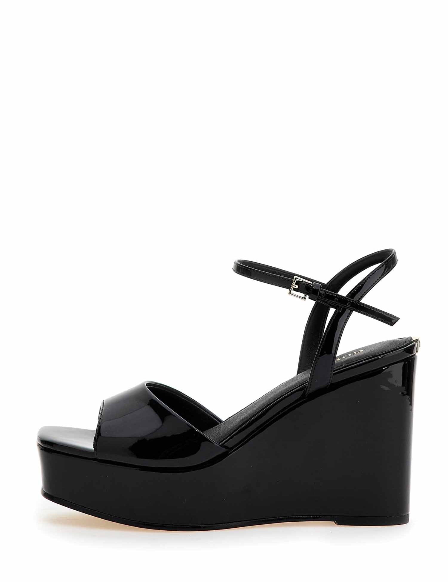Sandali zeppa Nero Guess