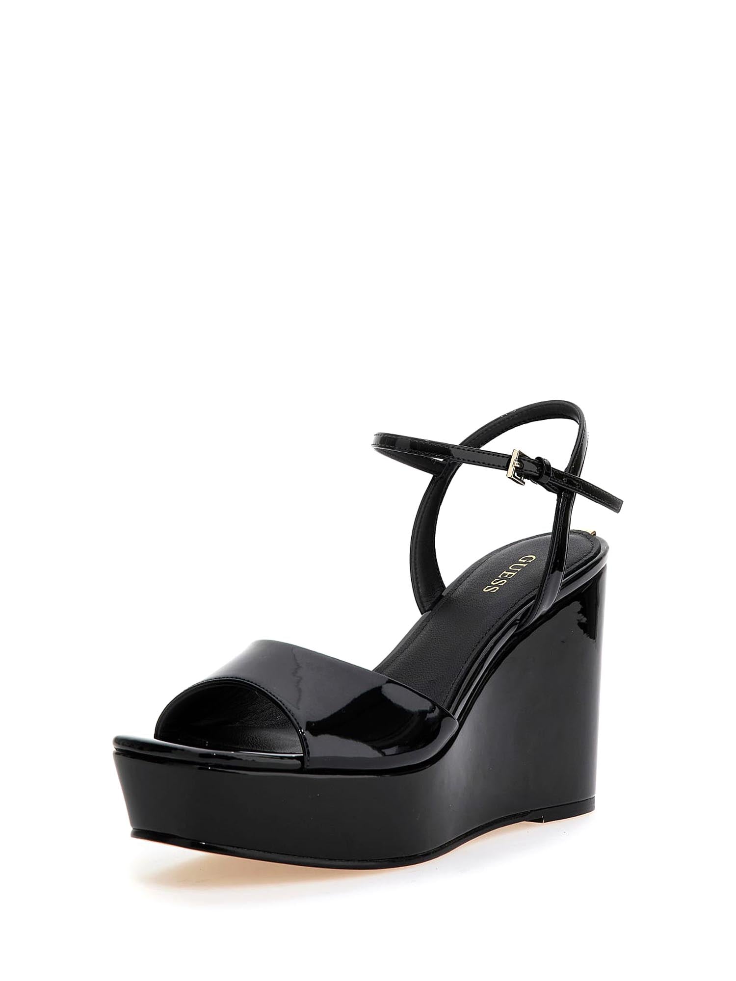 Sandali zeppa Nero Guess