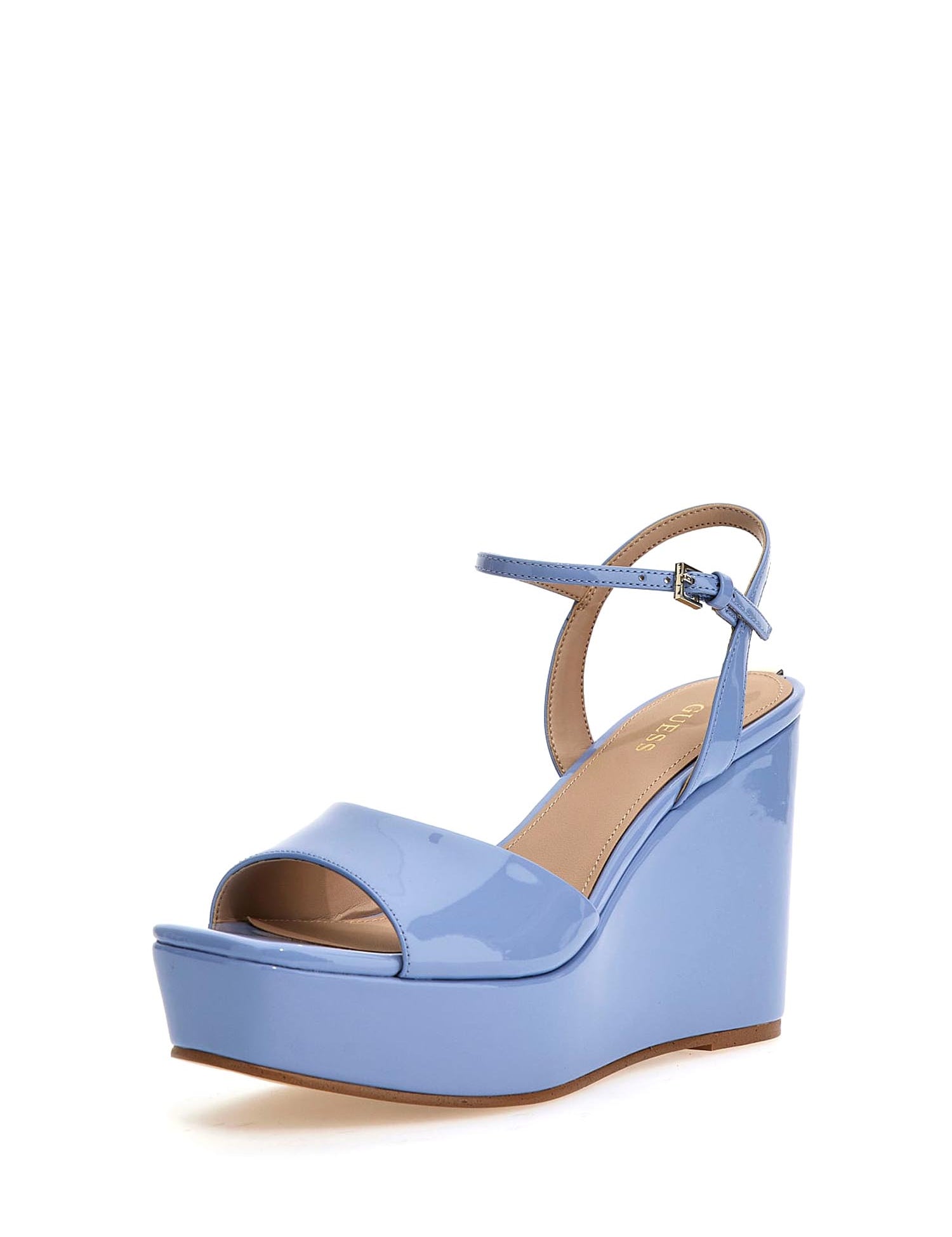 Sandali zeppa Blu Guess