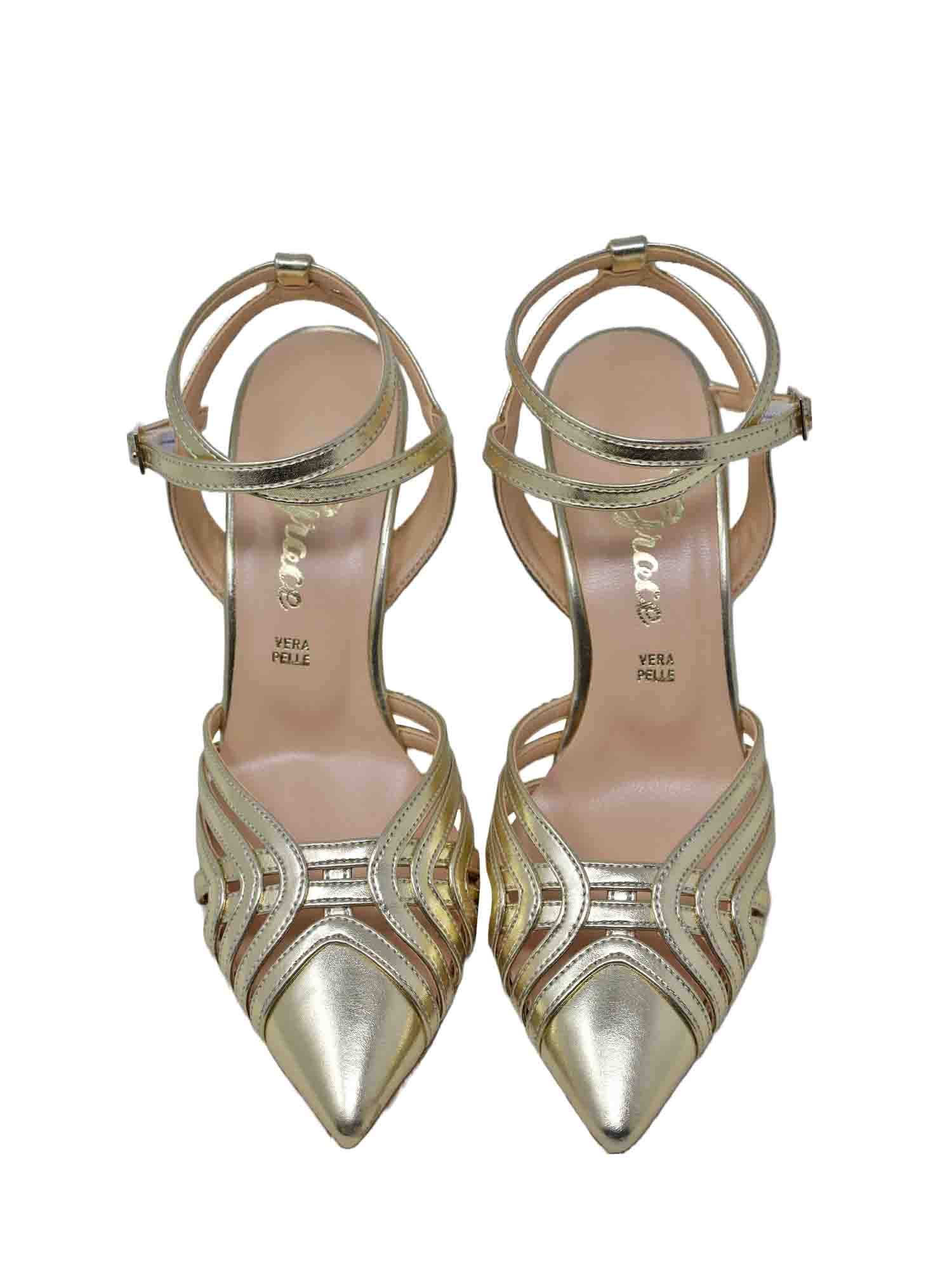 Sandali tacco Dorato Grace Shoes