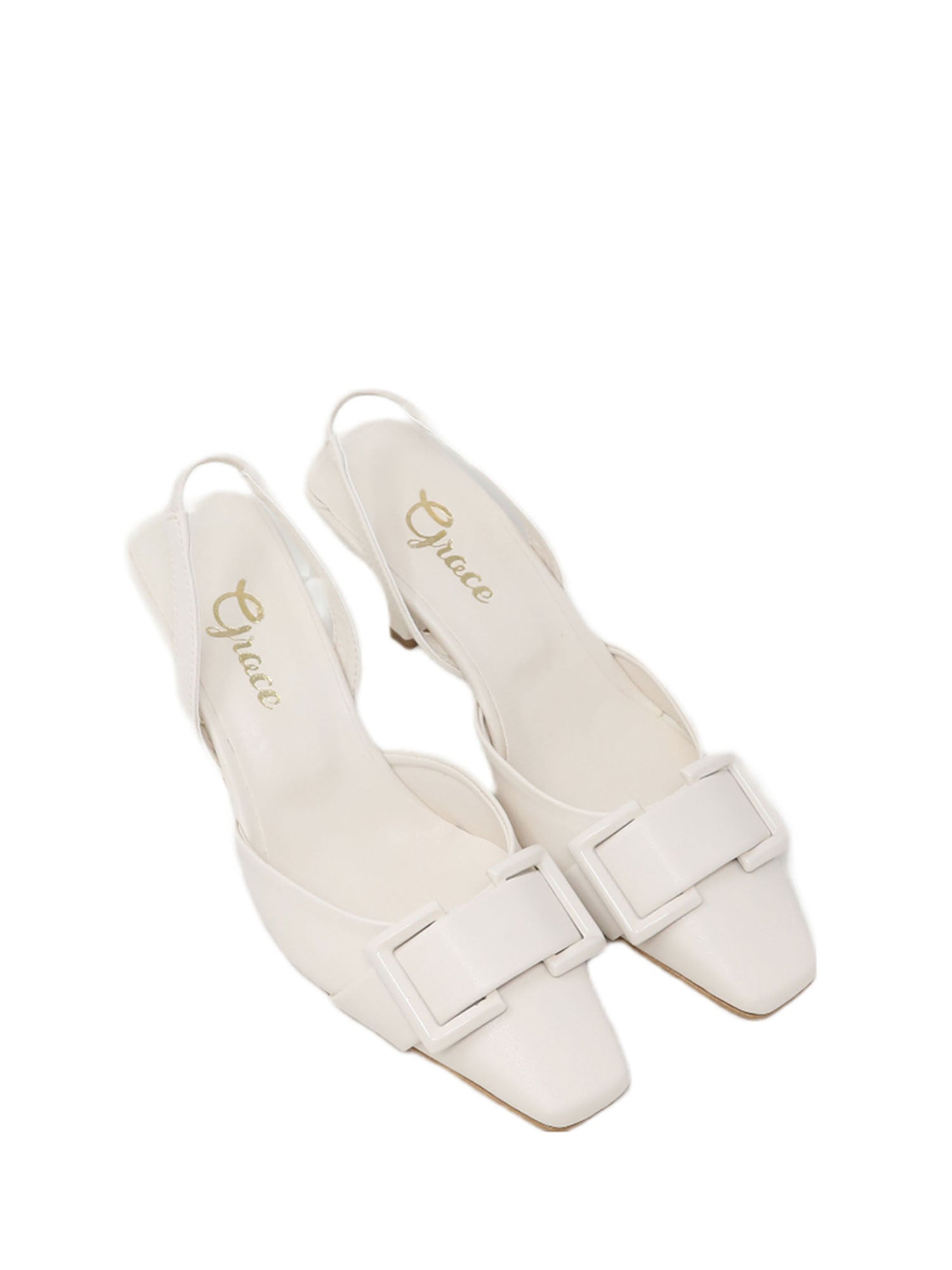 Sandali tacco Bianco Grace Shoes