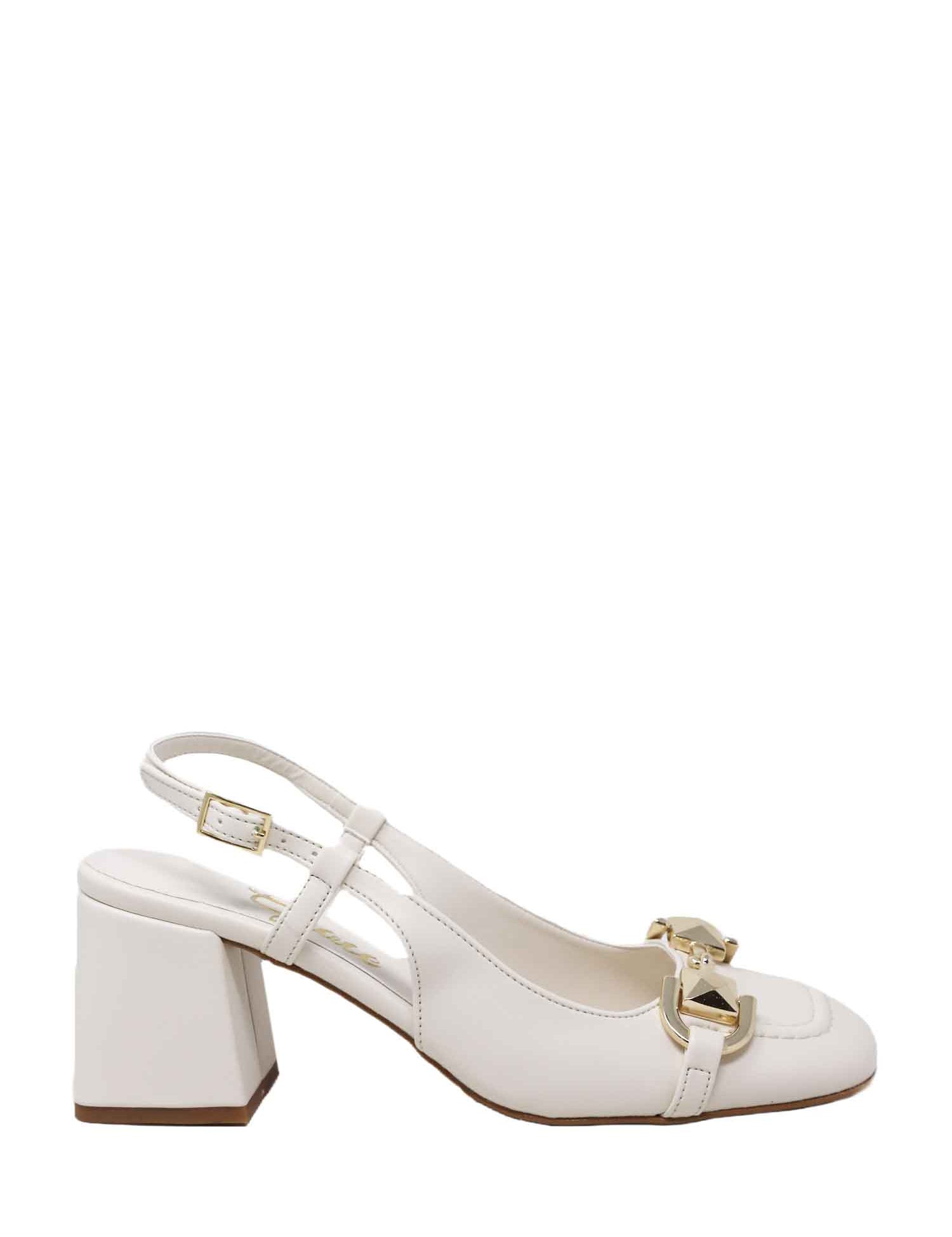 Sandali tacco Bianco Grace Shoes