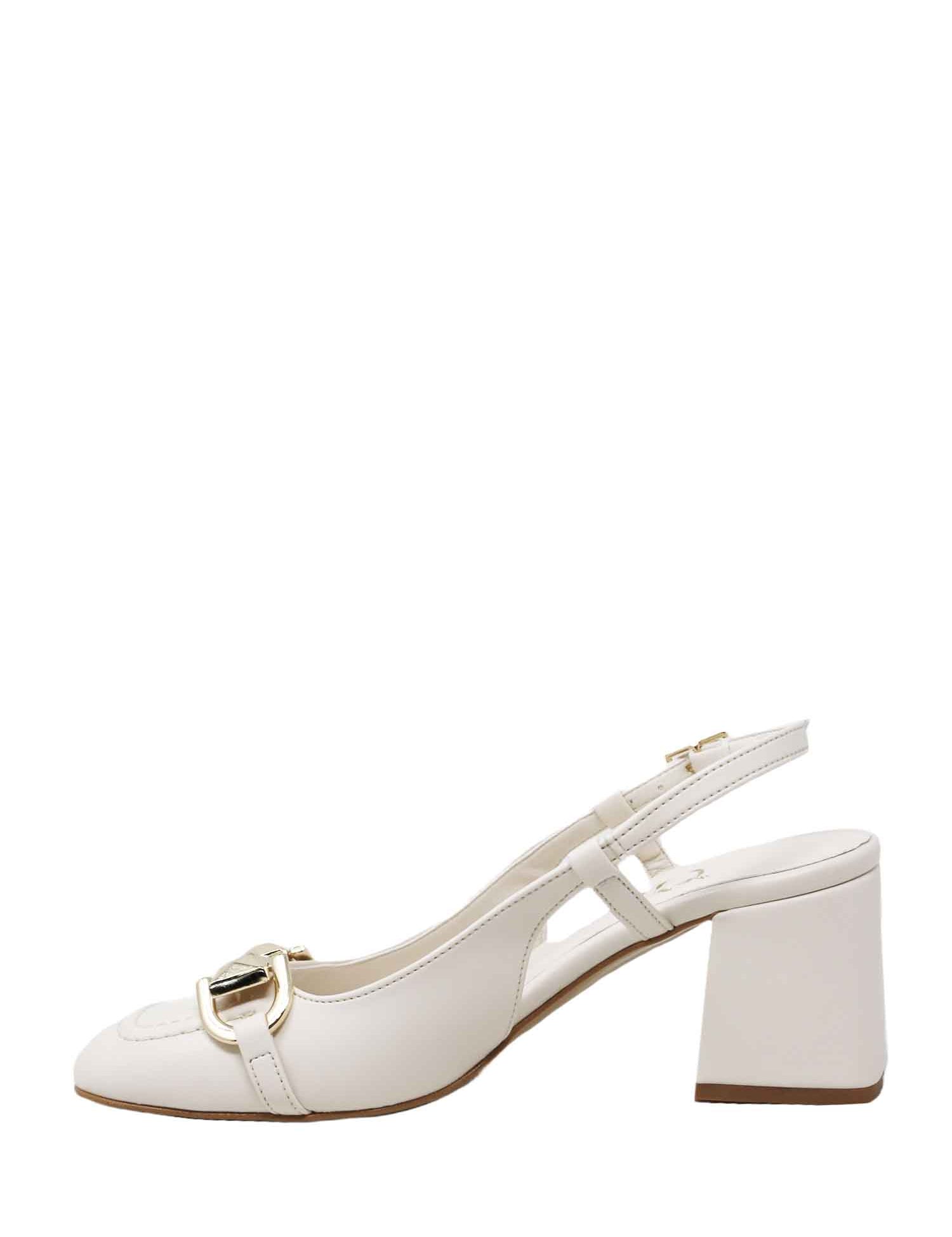 Sandali tacco Bianco Grace Shoes