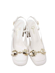 Sandali tacco Bianco Grace Shoes