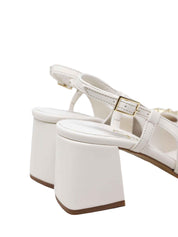 Sandali tacco Bianco Grace Shoes