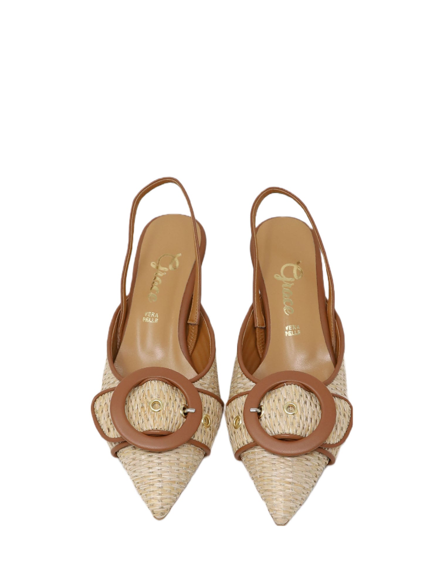 Sandali tacco Marrone Grace Shoes