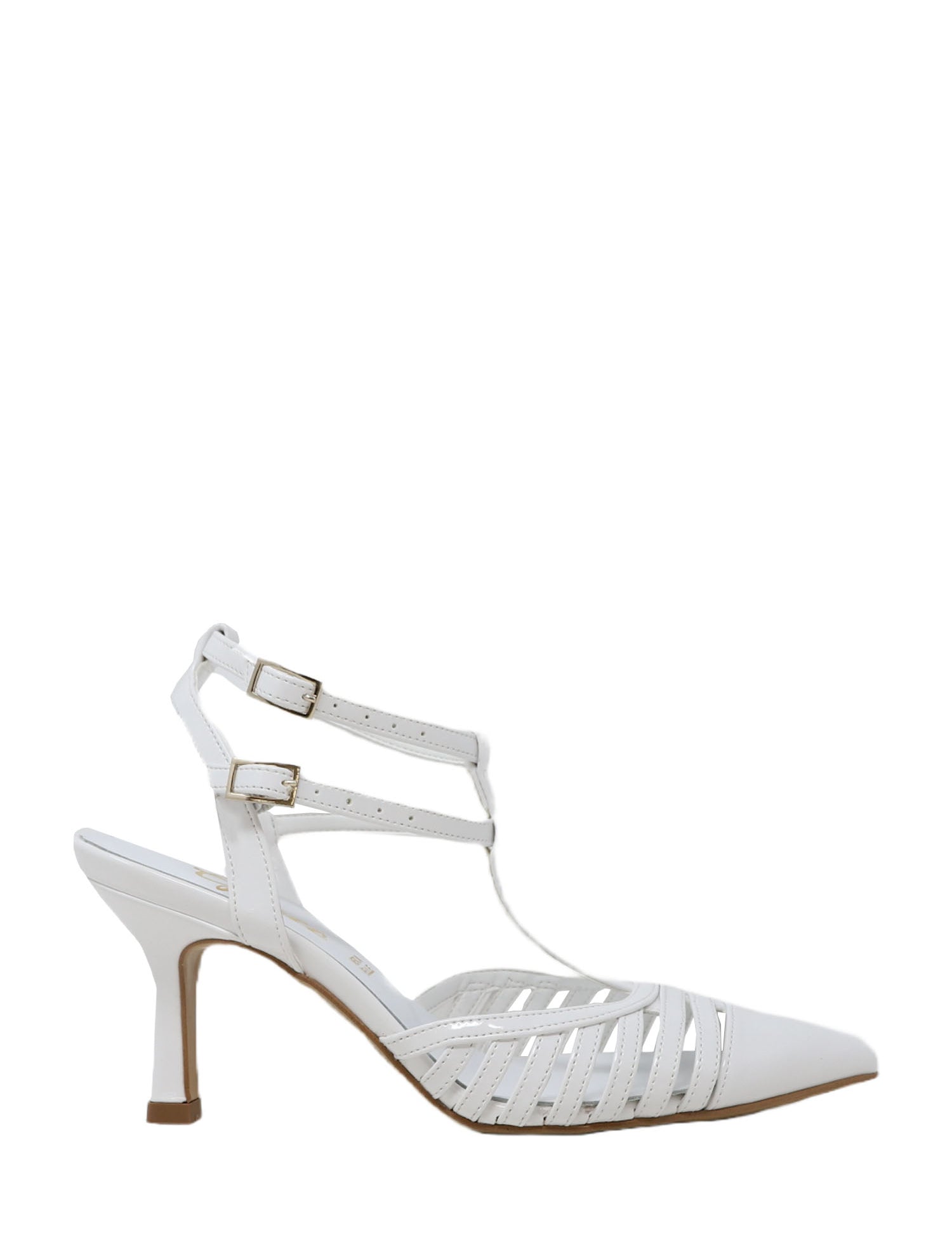 Sandali tacco Bianco Grace Shoes