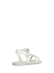 Sandali con strappi Bianco Geox