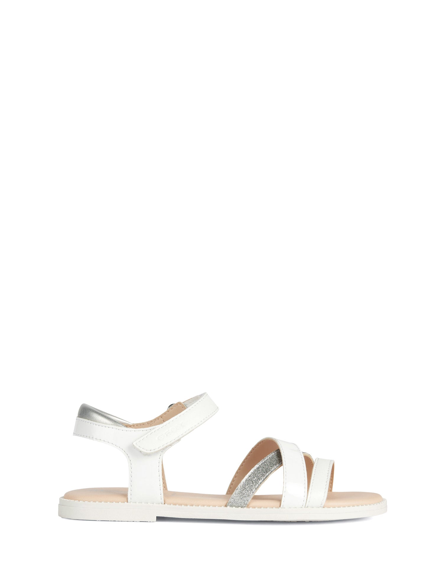 Sandali con strappi Bianco Geox