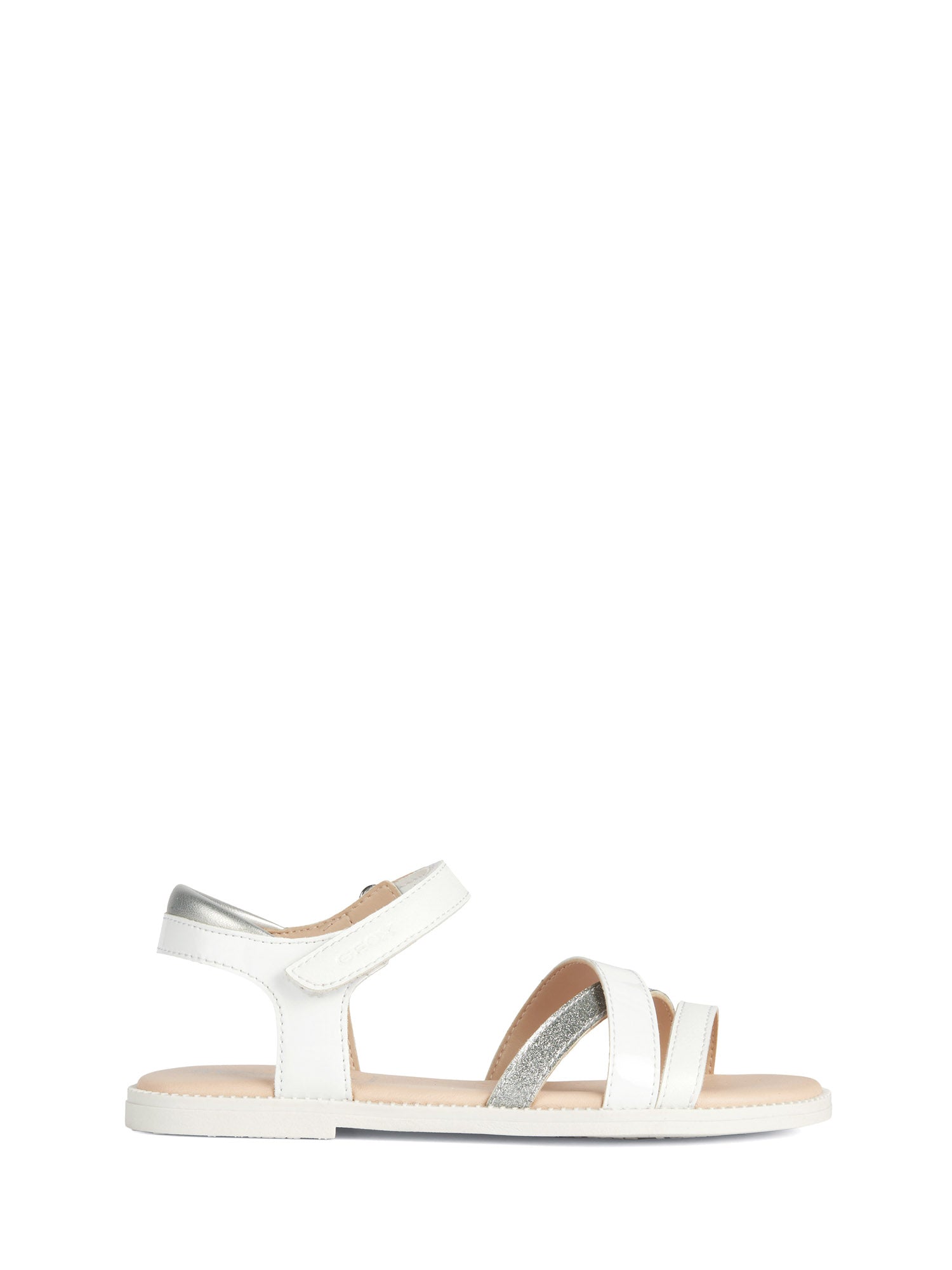 Sandali con strappi Bianco Geox