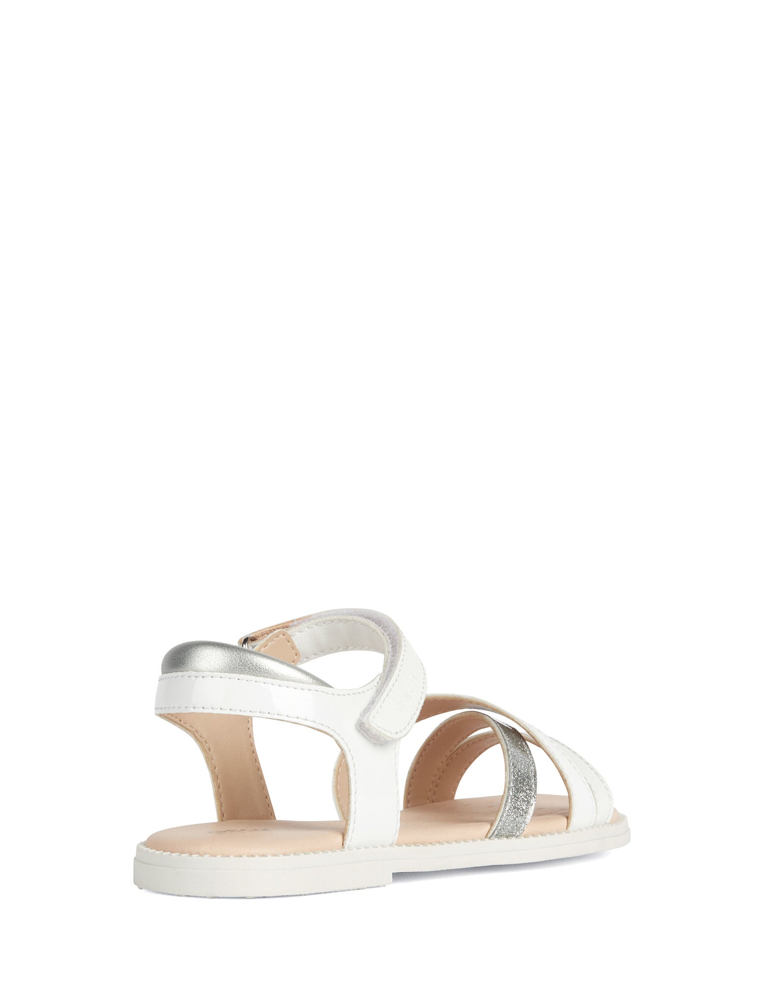 Sandali con strappi Bianco Geox