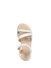 Sandali con strappi Bianco Geox