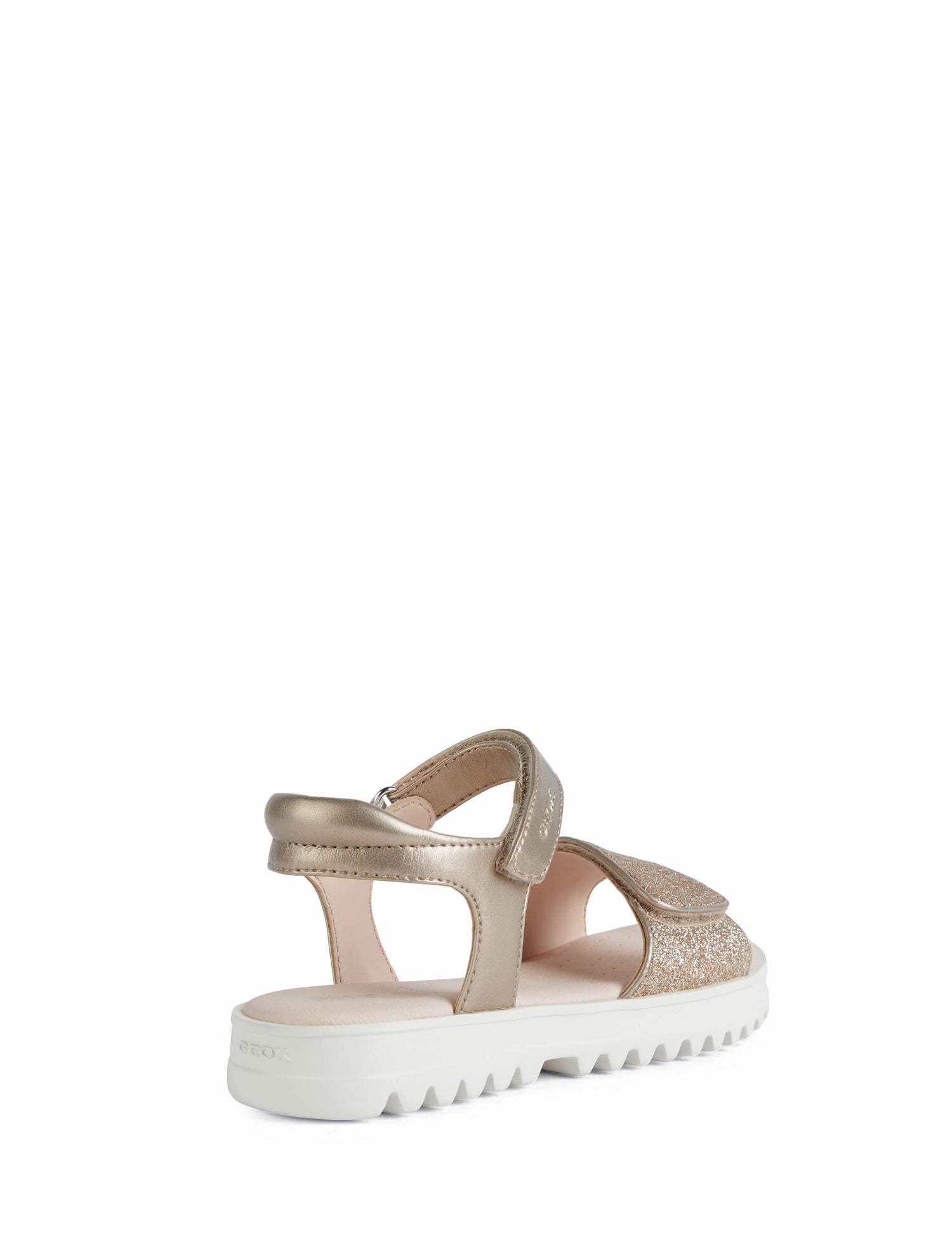 Sandali con strappi Oro Geox