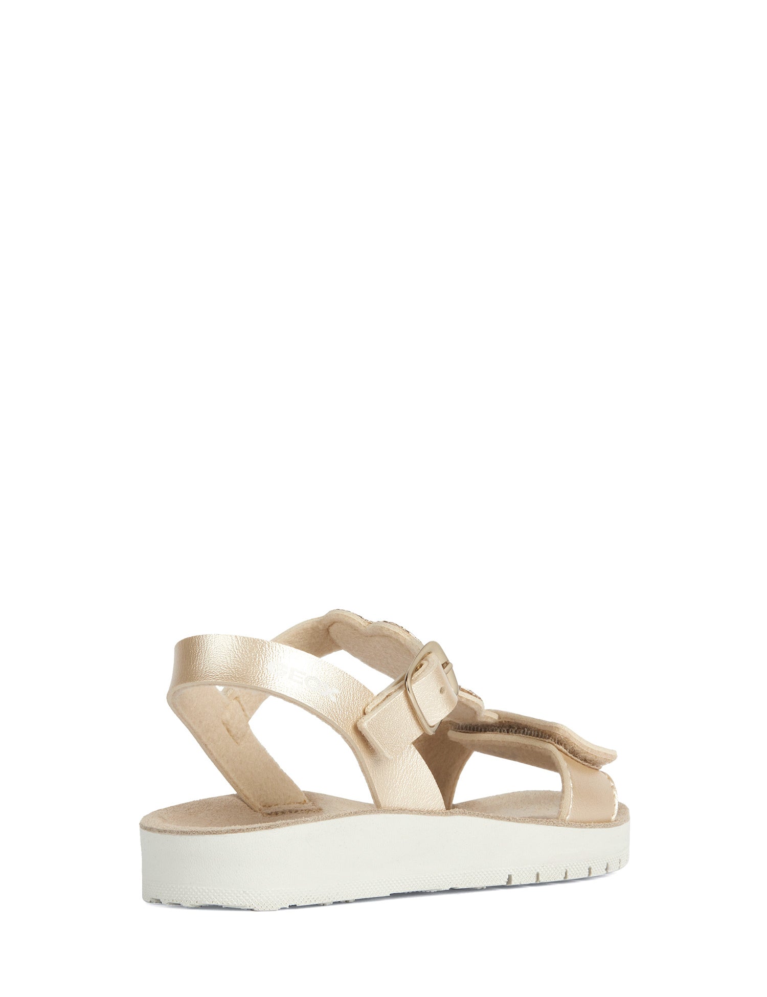 Sandali con strappi Oro Geox