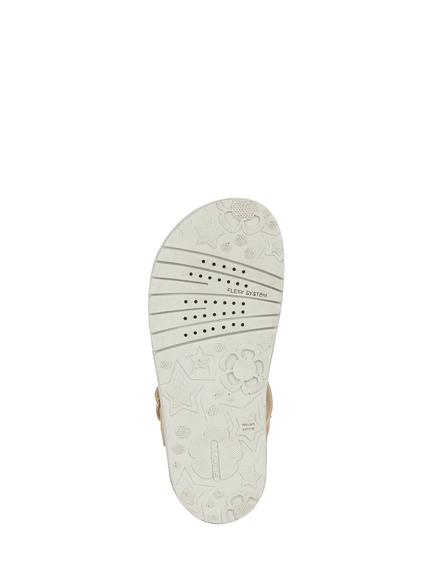 Sandali con strappi Oro Geox