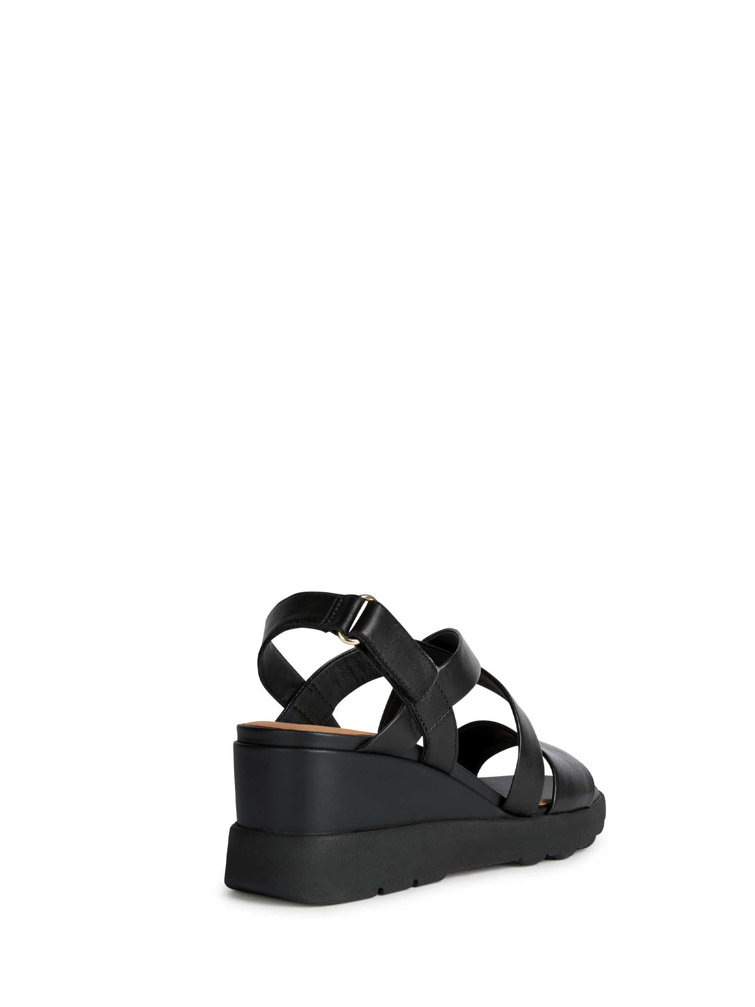 Sandali zeppa Nero Geox