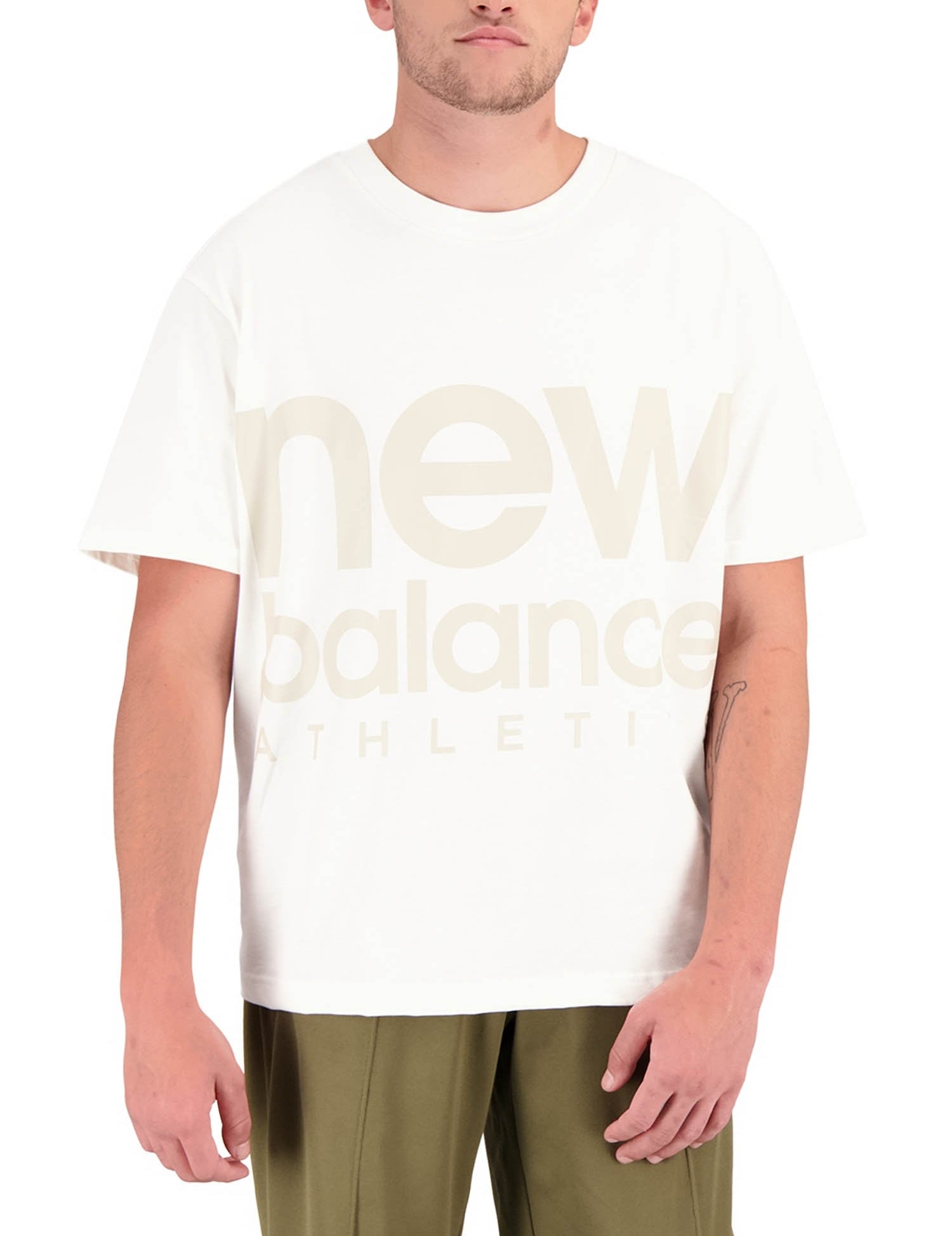 T-shirt Bianco New Balance