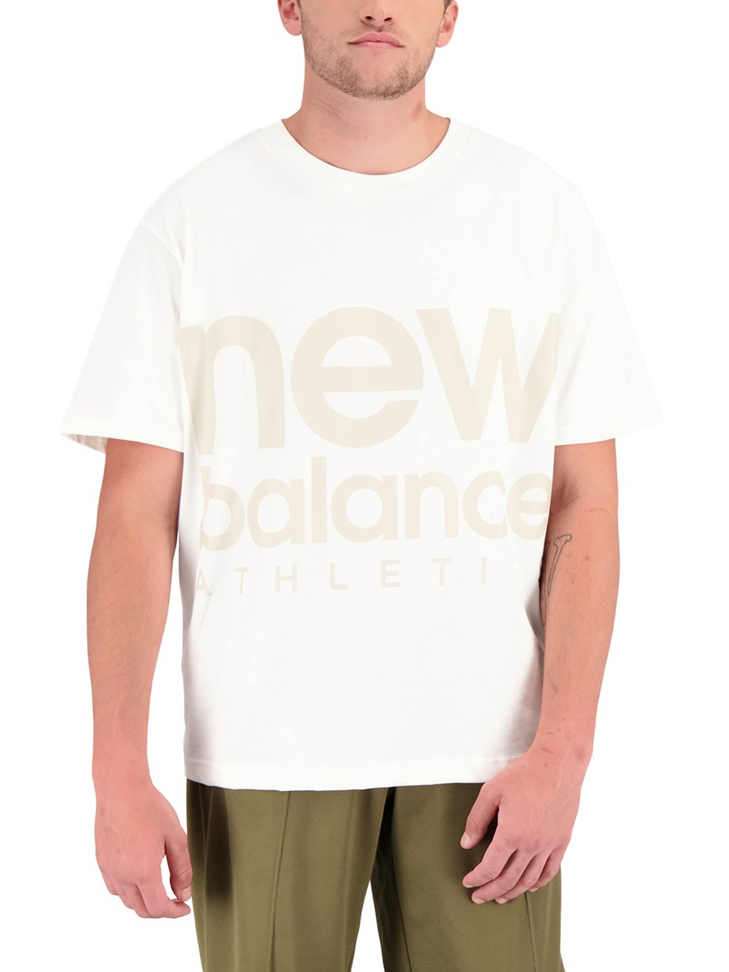 T-shirt Bianco New Balance