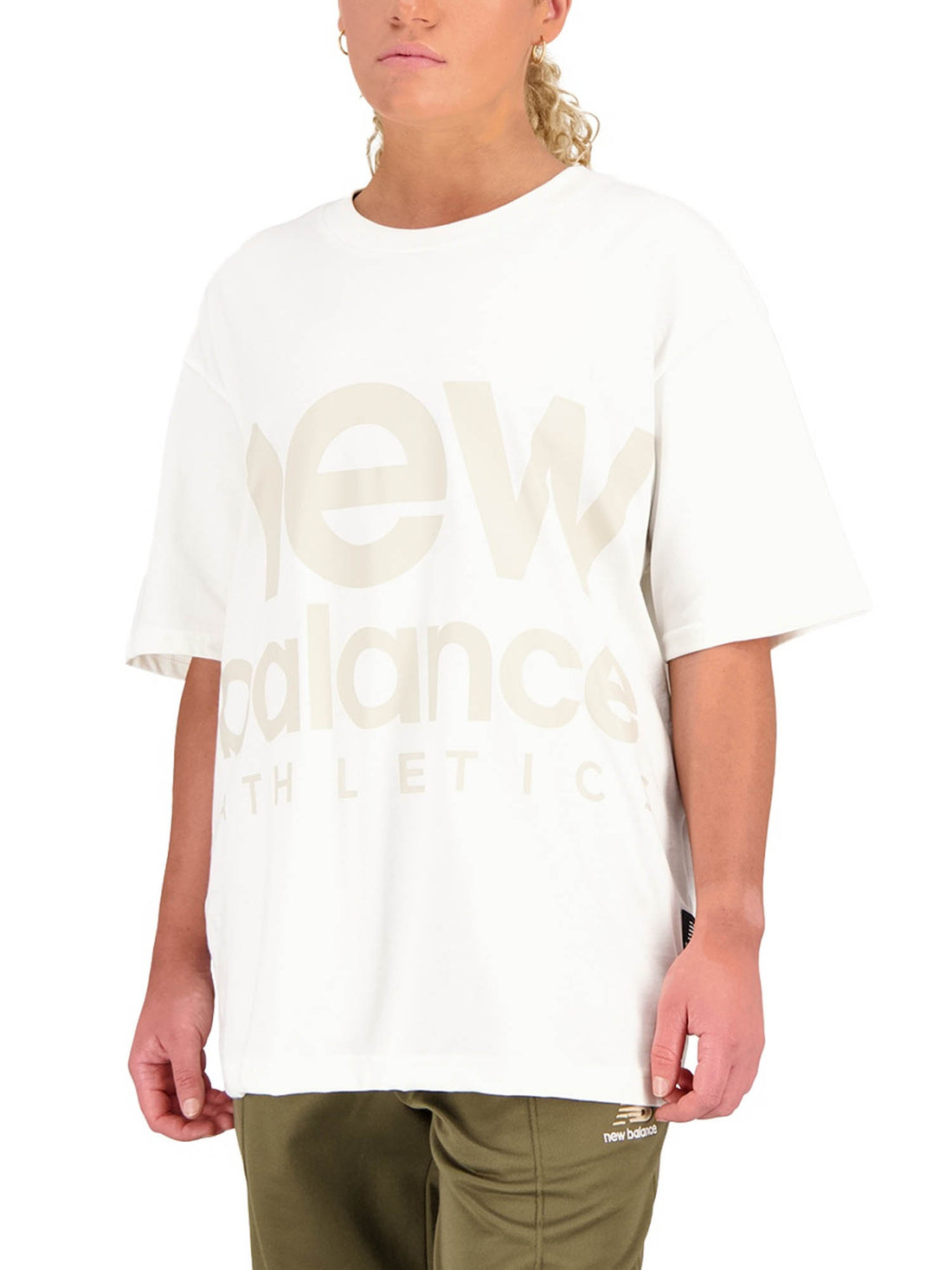T-shirt Bianco New Balance